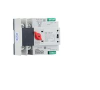 2P 2P 63A 100A Din Rail ATS Dual Power Automatic Transfer Switch Electrical Selector Switches Uninterrupted Power MQXFCZUX(100A)