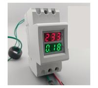 2P 36mm Din rail Dual LED display Voltage and current meter voltmeter ammeter range AC 80-300V 200-450V 0-100A NWPNLXEA(80V TO 300V)