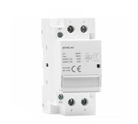 2P 40A 63A 2NO or 2NC or 1NO1NC Modular Contactor DIN Rail Mounting AC220V 230V Automatic CZAOINCU(2P 40A 2N0 220V)