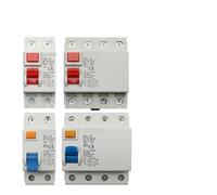 2P 4P 10/30/100/300mA Type Electromagnetic Residual Current Circuit Breaker Differential Breaker Switch AUOQKQUT(A Type,2P_10MA_63A)
