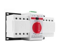 2P 4P 63A 125A ATS PV Dual Power Automatic Transfer Switch AC230V 400V 50 60Hz Type Manual Sal Switches Circuit Breaker(4P 63A 400V)