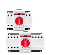 2P 4P 63A 125A ATS PV Dual Power Automatic Transfer Switch AC230V 400V 50 60Hz Type MCB Auto Manual Switches Circuit Breaker MQXFCZUX(2P 63A 220V)