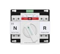 2P 63A Dual Power Interruttore di Trasferimento Automatico AC 230 V Automatico Cambiamento Manuale per Home Office Building Backup Sistema di Alimentazione