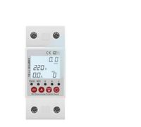 2P 63A Smart Circuit Earth Leakage Over Under Voltage Protector Relay Device Switch Breaker Power kWh Meter MQXFCZUX