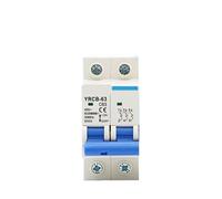 2P AC 400V Circuit breaker MCB 6A 10A 16A 20A 25A 32A 40A 50A 63A Circuit Protector YRCB-63 MQXFCZUX(50A)