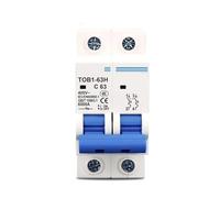 2P AC MCB TOB1-63 C type 230/400V~ 50HZ/60HZ Mini Circuit breaker 6A 10A 16A 20A 25A 32A 40A 50A 63A(2P 25A)
