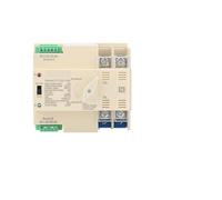 2P ATS Dual Power Din Rail 50/60Hz 63A/100A AC 220V Automatic Transfer Switch Uninterrupted Power Controller AUOQKQUT(100A)