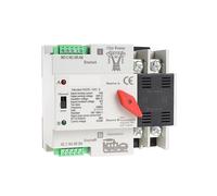 2P Automatic Transfer Switch Electrical Selector Switches Dual Power Switch ATS 63A 100A 110V 220V CZAOINCU(2P-220V,63A)