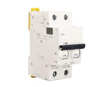 2P Circuit Breaker Miniature Air Switch AC400V Short Circuit Overload Protection Control Isolation for Commercial Buildings Industrial Places PA66 Shell (40A)