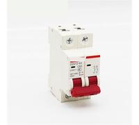2P DC 12V-550V Solar Circuit Breaker 32A 40A 50A 63A DC MCB for PV System IINKUEYK(63A)