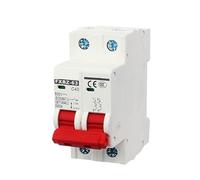 2P DC 500V Mini Circuit Breaker Interruttore di protezione da sovraccarico 6A 10A 16A 20A 25A 32A 40A 50A 63A MCB Regolatore del pannello solare(40A)