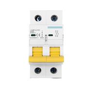 2P DC 600V 3A 6A 10A 16A 20A 25A 32A 40A 50A 63A Interruttore automatico Curva C unipolare fusibile in corrente continua for fotovoltaico
