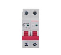 2P DC MCB 6KA 500V Circuit Breaker 16A 20A 25A 32A 40A 50A DC MCB for PV System AUOQKQUT(32A)