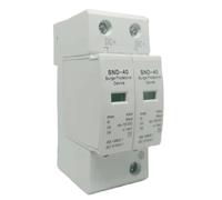 2P DC Surge Protector SPD 20KA-40KA DC 12V 24V 48V 60V 70V 110V 220V Power Supply Surge Protective Device Surge Arrester(110V-220V)