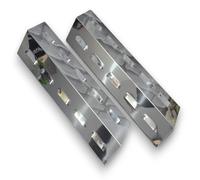 2p Diffusore Di Calore Copertura Per Barbecue INOX 430 Piastra su Bruciatore BBQ