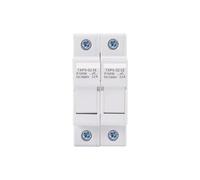 2P Parallel DC Fuse Holders Solar PV 10 * 38mm DC 1000V Fuse Base Solar Photovoltaic System Protection Short Circuit Protector gpV BIANMTSW(2P Without LED)