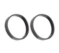 2P3s - Cinghia di trasmissione in gomma per pialla elettrica, larghezza 9,6 mm, compatibile con Makita 1900B 225007-7 N1923B FP0800 KP0810C KP0810 BKP180, nero, circonferenza 238 mm, spessore 3,2 mm