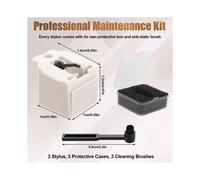 2Pacchi ATN3600L Puntina per Giradischi Sostituzione Puntina LP Vinyl Record Player con Spazzola di Pulizia