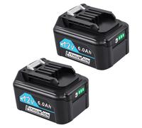 2Pack 6Ah 12V Al litio Batteria per Makita BL1021B BL1040B BL1041B BL1015 BL1016