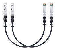 2pack cavo DAC SFP+ 10Gb/s, 0.5m (1.6ft), cavo Twinax SFP+ in rame diretto passivo 10GBase-CU, per Cisco SFP-H10GB-CU0.5M, Ubiquiti, Netgear e altri switch e NIC aperti