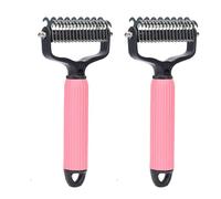 2Pack Pet Grooming Spazzola Per Capelli Lunghi Capelli Annodati Peli Deshedding Strumento Delicato Massaggio Pettine Cane Gatti Strumento di Rimozione Dei Capelli Pettine