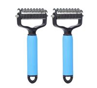 2Pack Pet Grooming Spazzola Per Capelli Lunghi Capelli Annodati Peli Deshedding Strumento Delicato Massaggio Pettine Cane Gatti Strumento di Rimozione Dei Capelli Pettine