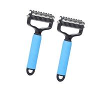 2Pack Pet Grooming Spazzola Per Capelli Lunghi Capelli Annodati Peli Deshedding Strumento Delicato Massaggio Pettine Cane Gatti Strumento di rimozione dei peli Spazzola Deshedding