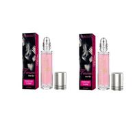 2Pack Profumo ai feromoni Roll On Profumo ai feromoni per donne e uomini Profumo di colonia agli oli essenziali infusi di feromoni A lunga durata Profumo regalo per donne uomini