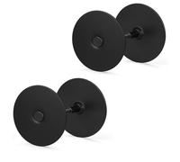 2Pack Universali Correttore serratura Facile installazione Sicurezza domestica Riparazione Catenacci Coperchio serratura Piastra rinforzo porta Copertura porta sicurezza