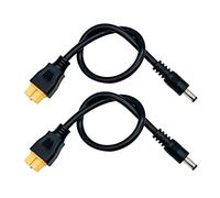 2Packs XT60 - Cavo adattatore femmina a DC 5,5 X 2,5 mm maschio per saldatore TS100, FPV Monitor Power, cavo Drone Power
