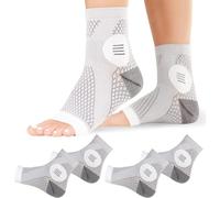 2paia Calzini Fascite Plantare Cavigliera Sportiva a Compressione Supporto per Caviglia Elastica Traspirante Cavigliera Tutore Sportiva Cavigliera Sportiva Supporto per Caviglia Calzini a compressione