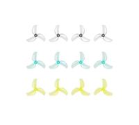 2PAIR 1611 a 3 fogli CW CCW Elabora da 1,5 mm Compatibile con parti drone Pavo Femto Drone Plastic Prop per Lava 1102 0802SE Motore senza spazzole(6pairs Mixed color)