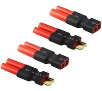 2Pairs Deans T Maschio Femmina a HXT 4 mm Connettore Adattatore convertitore di Batteria Lipo RC Senza Fili