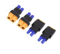 2Pairs EC2 a XT60 Spina Maschio Femmina Adattatore Connettore per RC FPV Drone Auto Lipo NiMH Caricabatteria ESC