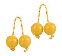 2pairs Kashaka Shaker, African Shaker Percussion, ABS Handheld Music Balls, 1.97 inches Double Gourd Egg Sound Maker for Parties, Weddings, and Live Performances