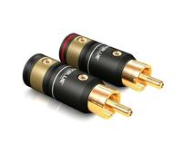 2pairs ViaBlue T6s RCA plugs a