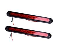 2pc 10" Rear 3rd Tail Brake Stop Light Side Marker Lamp for Car Truck Trailer RV