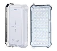 2PC 20000mAh Tenda Da Campeggio Esterna Portatile LED Light USB Multifunzione Telefono Cellulare Wireless Impermeabile IP66 Torcia Elettrica Di Emergenza Risparmio Energetico Efficiente(White)