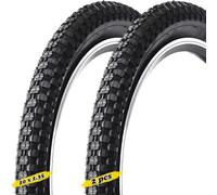 2PC 20x2.35 Pollici Pneumatico Bici, 20 2.35 Kit Gomme Per BMX, Pieghevole