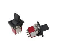 2PC 3 Pin Position Quick Reaction Toggle Switch self resetting 5A/125V 2A/250V SPDT ON-OFF-ON