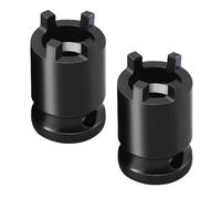 2pc Angles Grinder Wrench Attacco 1/2 Pollice Socket Adapter 4Pin Driver Chiave per Impatti Cordless Strumento di Rimozione Strumento di Smerigliatrice Angolare Chiave