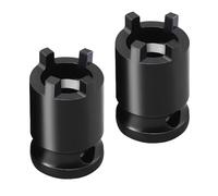2pc Angles Grinder Wrench Attacco 1/2 Pollice Socket Adapter 4Pin Driver Chiave per Impatti Cordless Strumento di Rimozione Strumento di Smerigliatrice Angolare Chiave