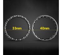 2PC Bicicletta 1 1/8/1/4 Cuffie Caged for sfera Cuscinetto Race Metallo Ciclismo