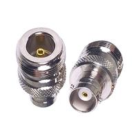2PC BNC femmina a N tipo N adattatore jack femmina connettore coassiale RF convertitore di tipo dritto C20072