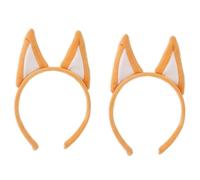 2PC Cerchietto per capelli con orecchie di cane in stile cartone animato, copricapo per Carnevale, cosplay, feste, copricapo per cuccioli, per donne e ragazze
