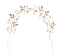 2pc Daisy Crystal Twisted Hairband With Side Tassel Decor Floral Headpiece For Bride Bridesmaid Princess(Color 01)