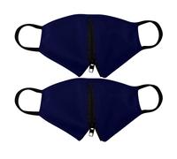 2Pc Della Chiusura Lampo Maschera per Il Viso Viso Bocca Che Copre Per Bere