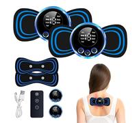 2pc EMS Massaggiatore Cervicale - 8 Modalità e 19 Livelli, Mini Neuropatia, per Alleviare il Dolore Muscolare della Schiena
