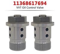 2pc Engine Variable Valve Timing VVT Oil Control Valve per BMW 11368617694