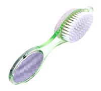 2pc Foot Pumice Stone Dead Skin Remover Brush Bathroom Product Pedicure Grinding Tool Multifunction 4 In 1 Practical(Light green)